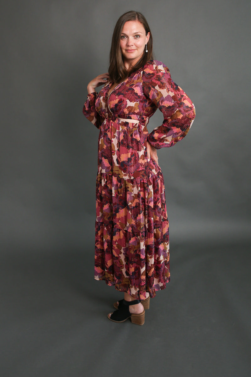 Colorful Romantic Dress Rental - Size Medium