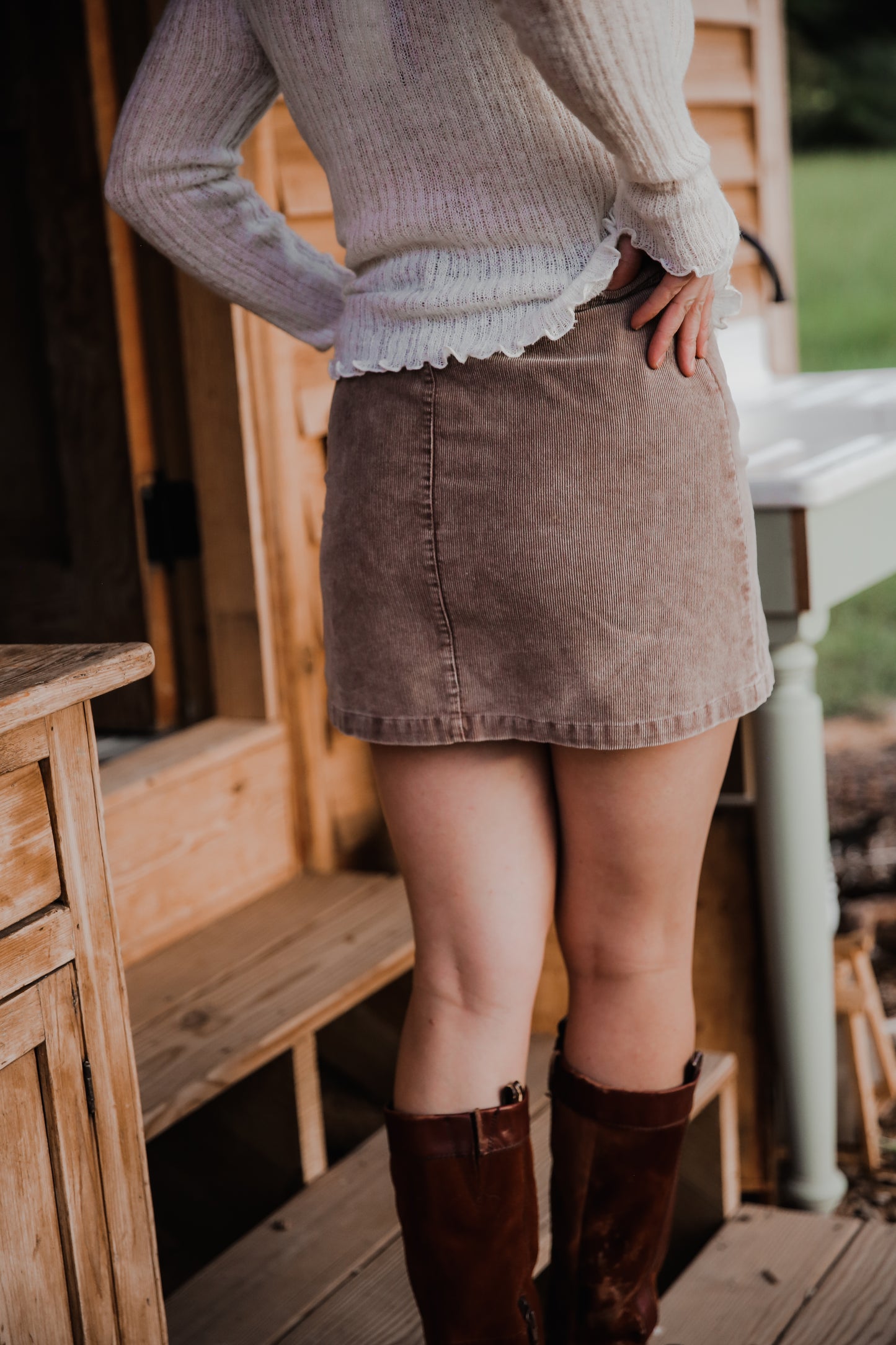 Get Like This Corduroy Skirt