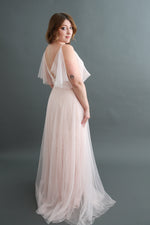 Blush Vintage Style Rental Dress / Size 10 - Cotton and Grain