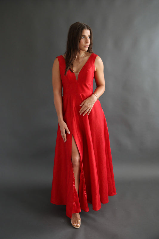 Alyce Red Elegance  Dress Rental - Size 2
