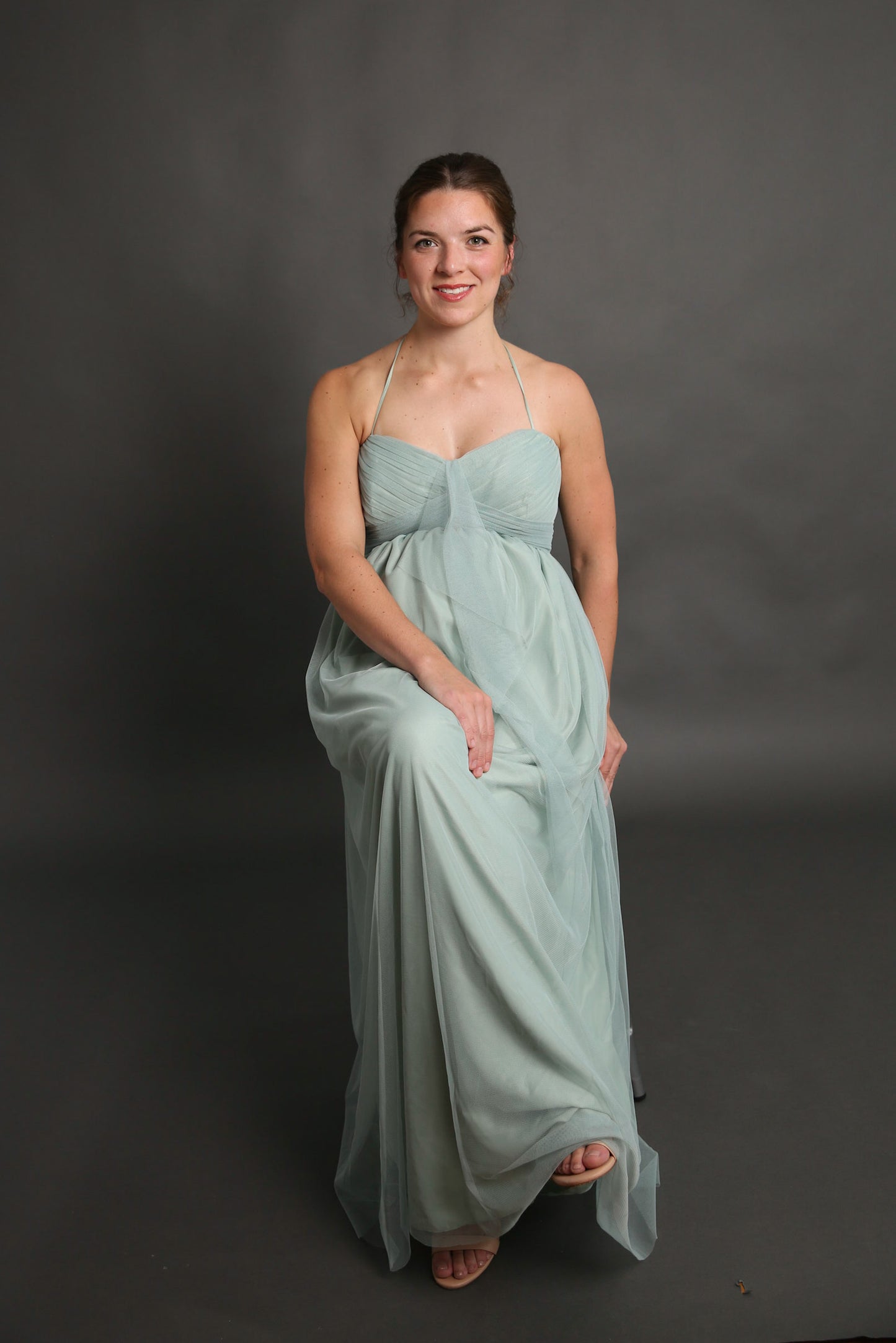 Sage Maternity Dress Rental