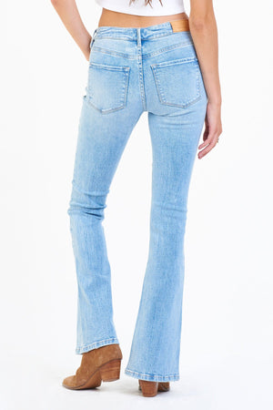 Best Seller!  Rosa High Rise Flare Jean - Cotton and Grain