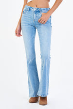 Best Seller!  Rosa High Rise Flare Jean - Cotton and Grain